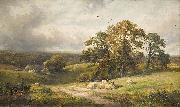 George Turner A quiet scene in Derbyshire Spain oil painting artist